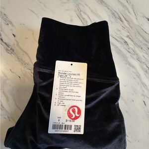 lululemon athletica Black Wunder Lounge HR Tights